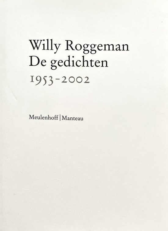 De Gedichten 1953-2002