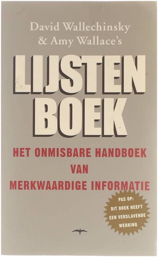 Lijstenboek Het Onmisbare Handboek Van M