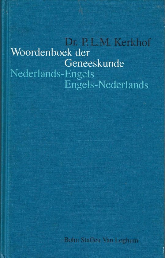 Woordenboek geneeskunde e-n n-e