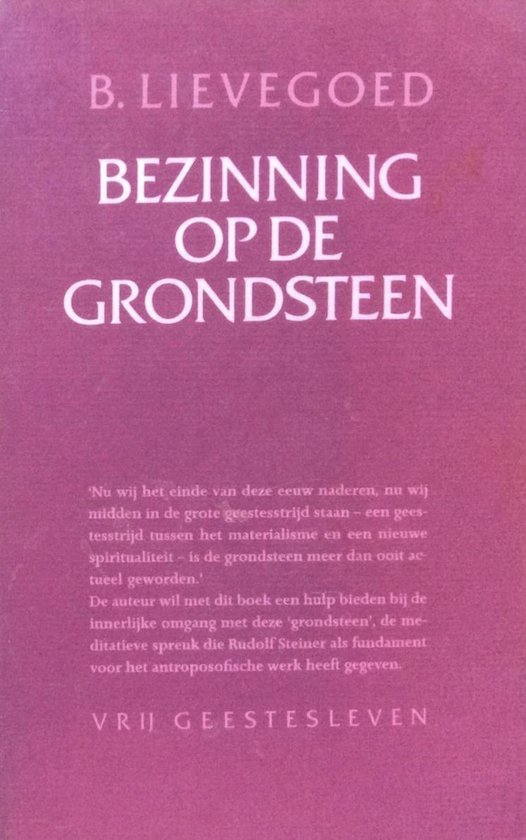 Bezinning op de grondsteen