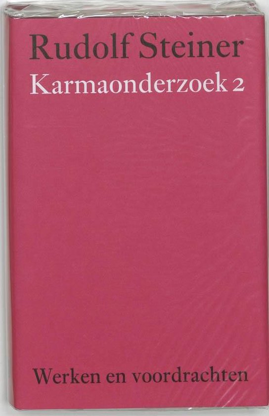 Werken en voordrachten Kernpunten van de antroposofie/Mens- en wereldbeeld - Karmaonderzoek 2