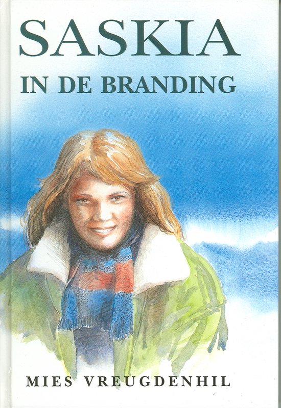 Saskia in de branding