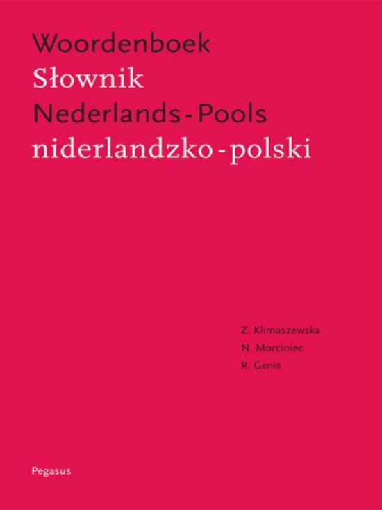 Nederlands-Pools woordenboek