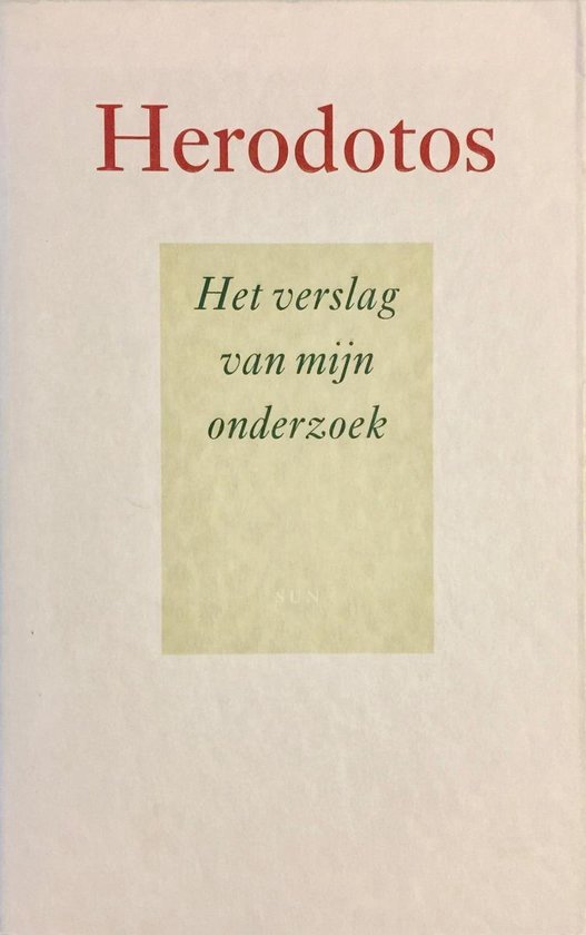 Het verslag van mijn onderzoek