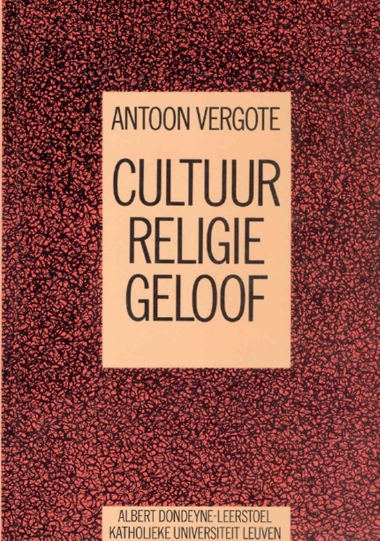 Cultuur, religie, geloof