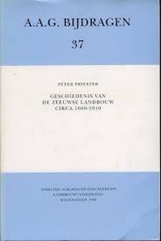 Geschiedenis van de zeeuwse landbouw