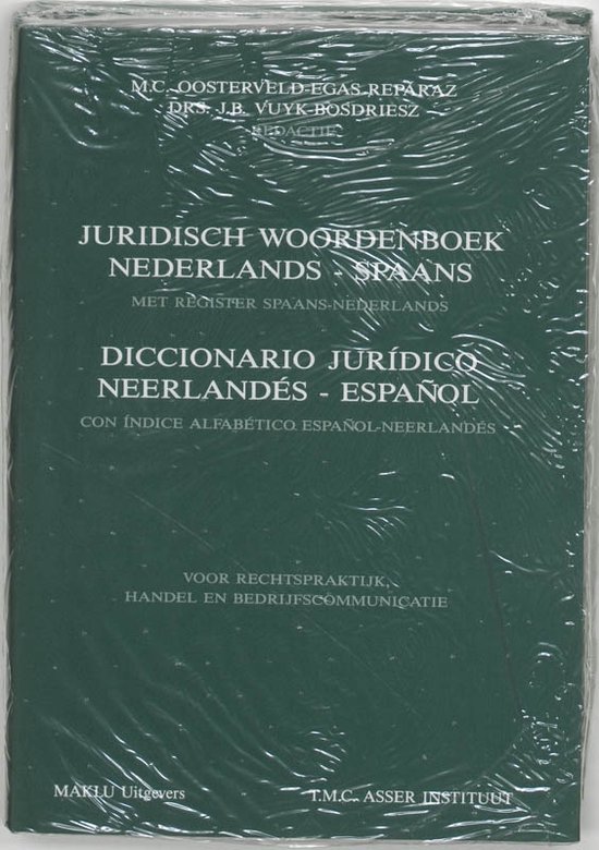 Juridisch woordenboek Diccionario juridico