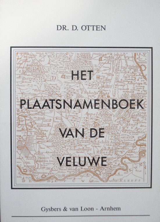 Plaatsnamenboek van de veluwe