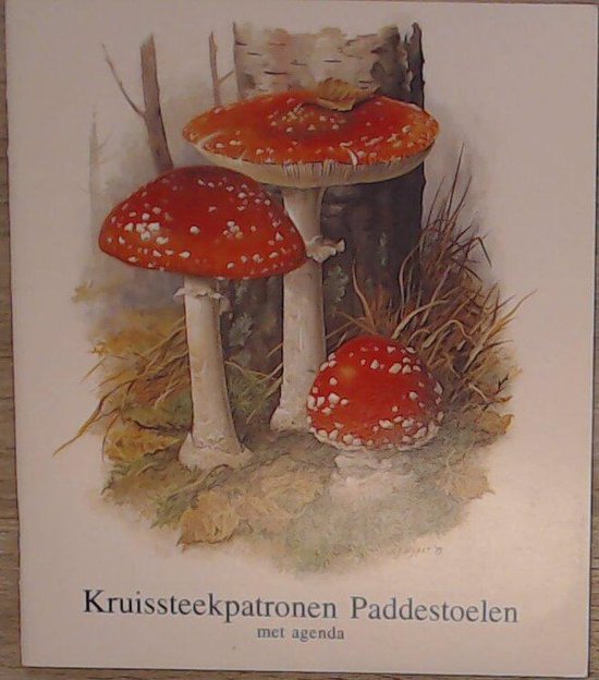 Permin borduurkalender. paddestoelen