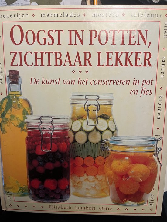 Oogst in potten zichtbaar lekker