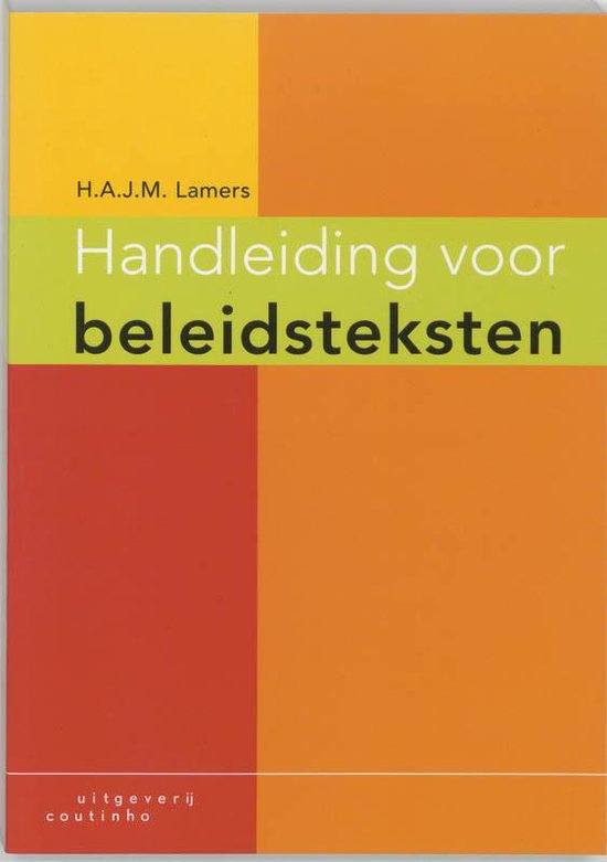 Handleiding Voor Beleidsteksten