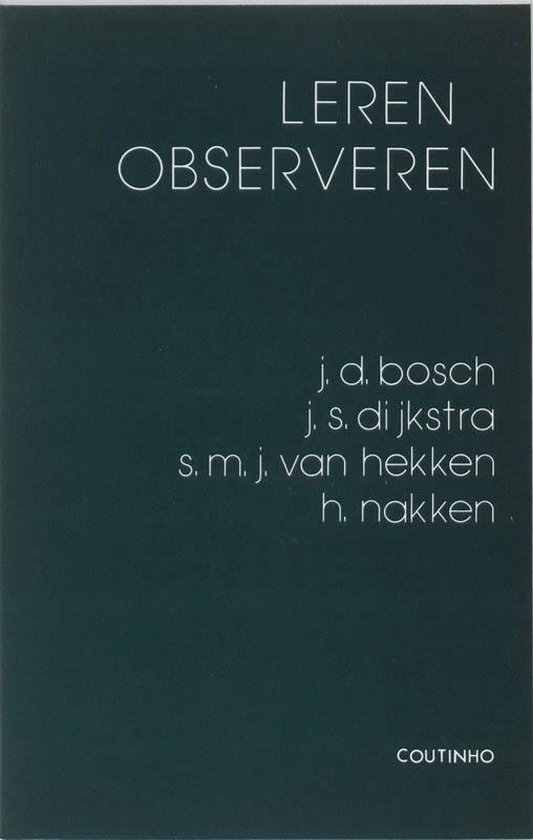 Leren observeren