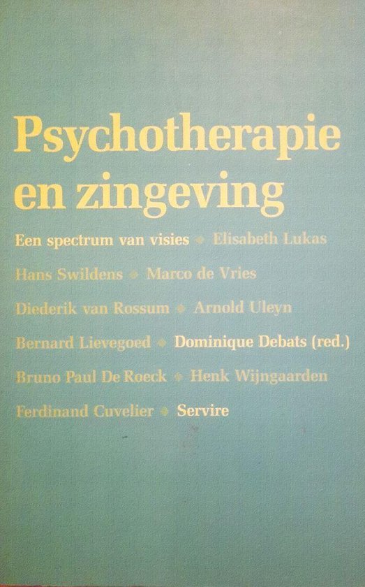 Psychotherapie en zingeving