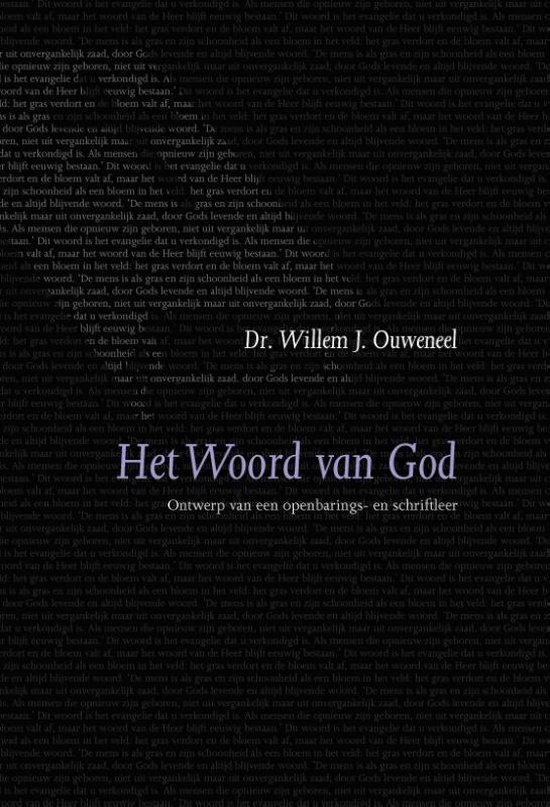 Evangelisch-dogmatische reeks  -   Het woord van God