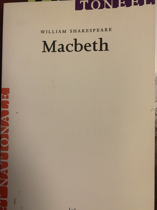 Macbeth (vertaling verspoor)