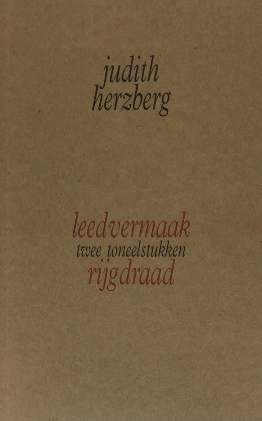 Leedvermaak . Rijgdraad