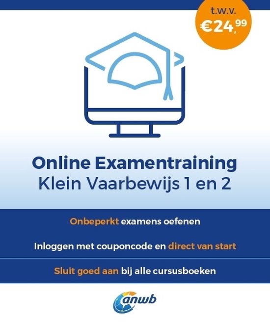 ANWB Online Examentraining Klein Vaarbewijs 1 en 2