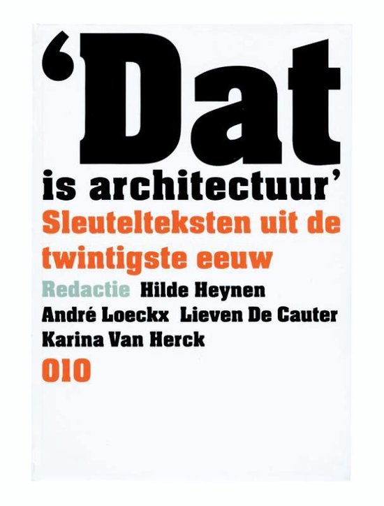 Dat is architectuur