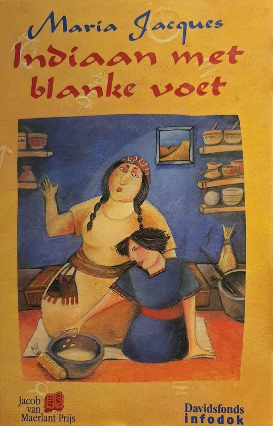 Indiaan met blanke voet