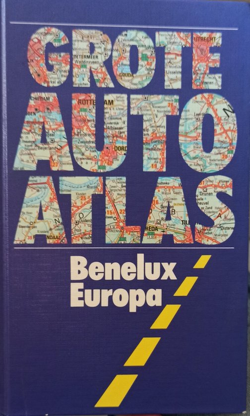 Grote auto-atlas benelux europa