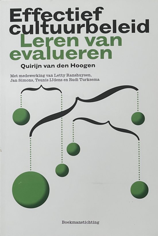 Boekmanstudies  -   effectief cultuurbeleid