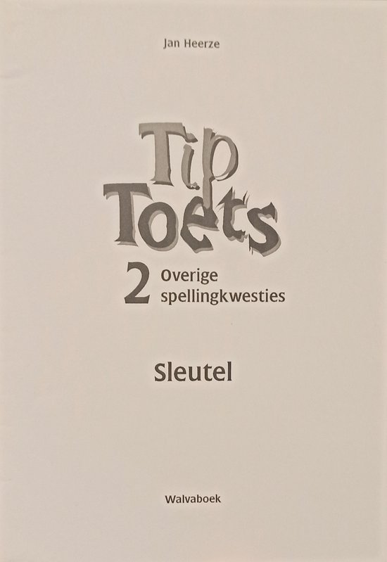 TIP TOETS SLEUTEL 2