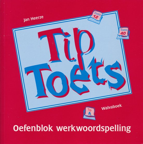 Tiptoets 1 werkwoordspelling oefenblok