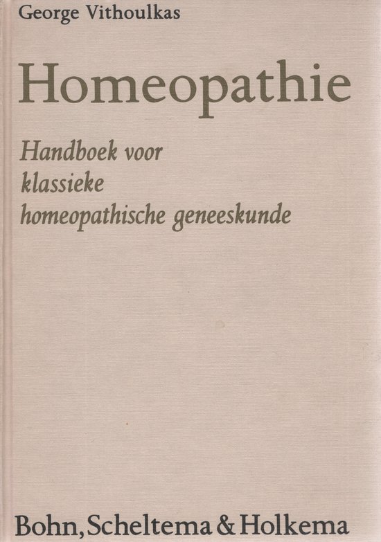 HOMEOPATHIE, HB KLASS. HOMEOPATHIE GENEESKUNDE