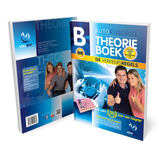 Auto Theorieboek 2024 Rijbewijs B - CBR Auto Theorie Boek - VekaBest