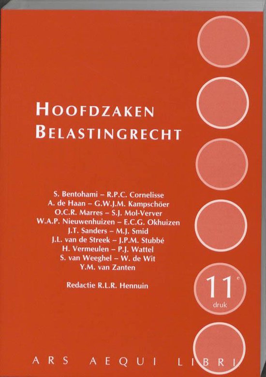 Hoofdzaken Belastingrecht