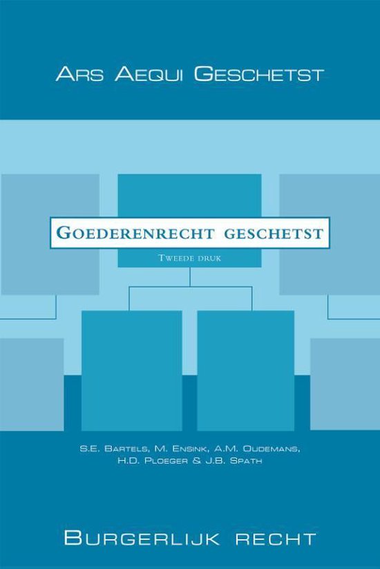 Ars Aequi Geschetst  -   Goederenrecht geschetst