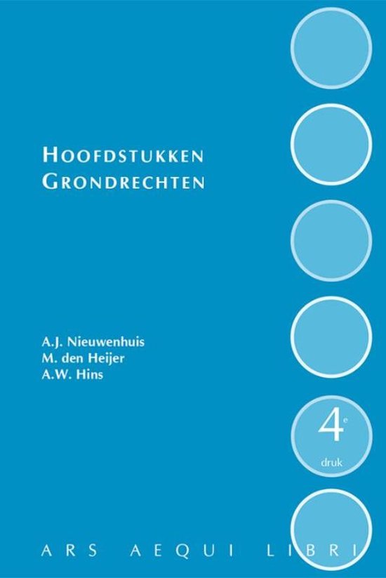 Ars Aequi Handboeken  -   Hoofdstukken grondrechten