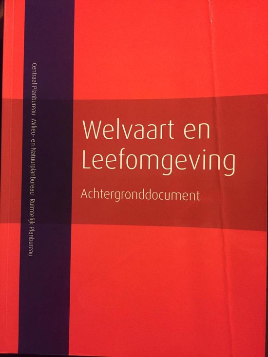 Welvaart en leefomgeving