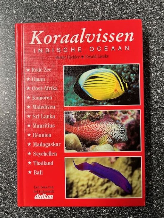 Koraalvissen. indische oceaan