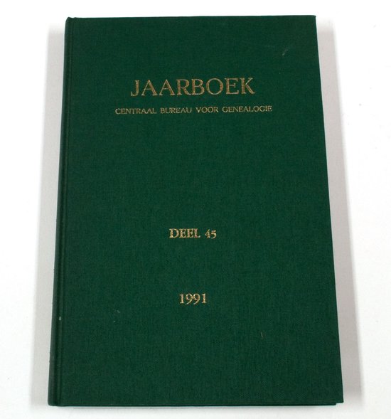 Jaarboek van centraal bureau v. genealogie 45