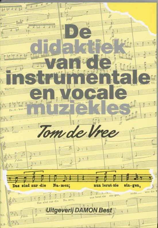 De didaktiek van de instrumentale en vocale muziekles