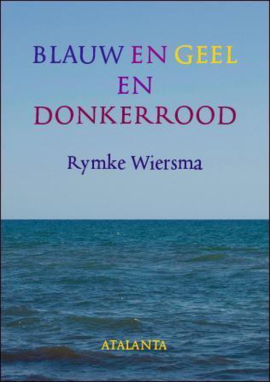 Blauw en geel en donkerrood