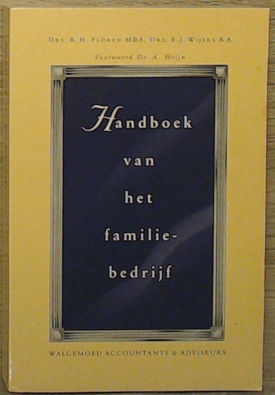 Handboek van het familiebedrijf 2e dr