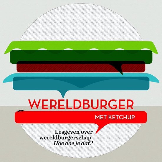 Wereldburger met ketchup