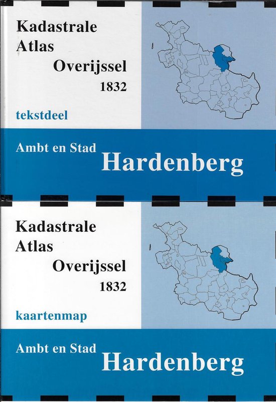 2 Tekstdeel en kaartenmap Kadastrale atlas Overijssel 1832 ambt Hardenberg en stad Hardenberg