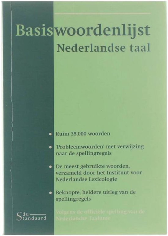 Basiswoordenlijst Nederlandse taal