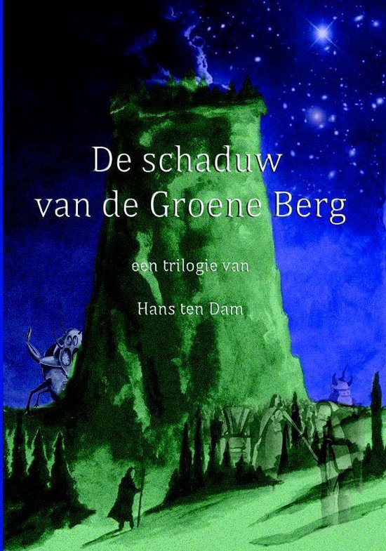 De schaduw van de groene berg