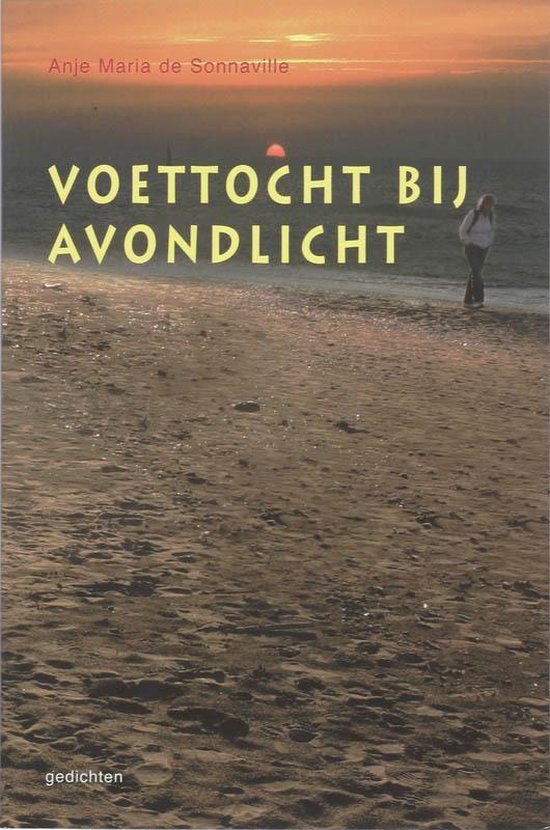 Voettocht Bij Avondlicht