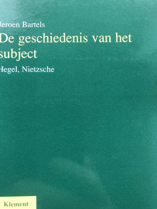 De geschiedenis van het subject - 2