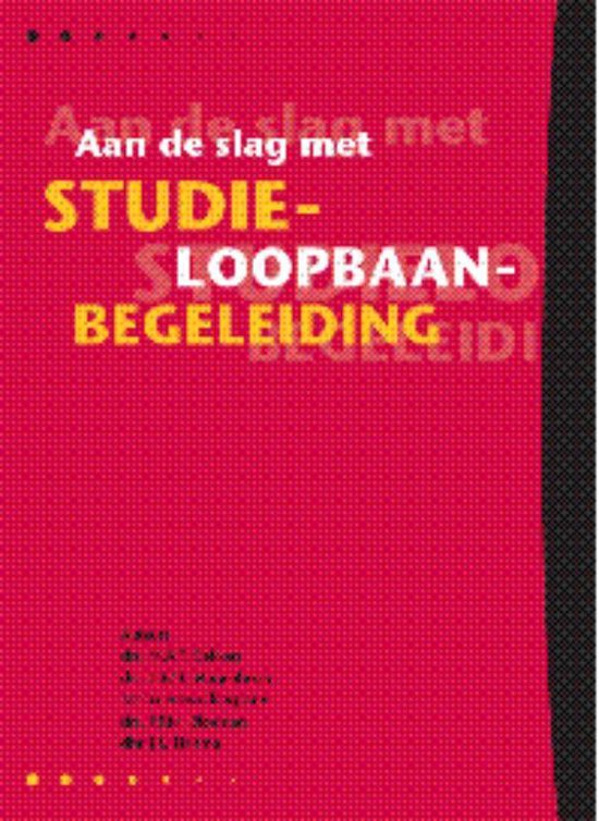 Aan de slag met studieloopbaanbegeleiding