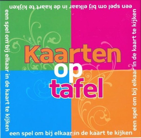 Spel kaarten op tafel 1