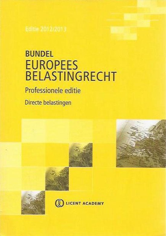 Bundel Europees belastingrecht