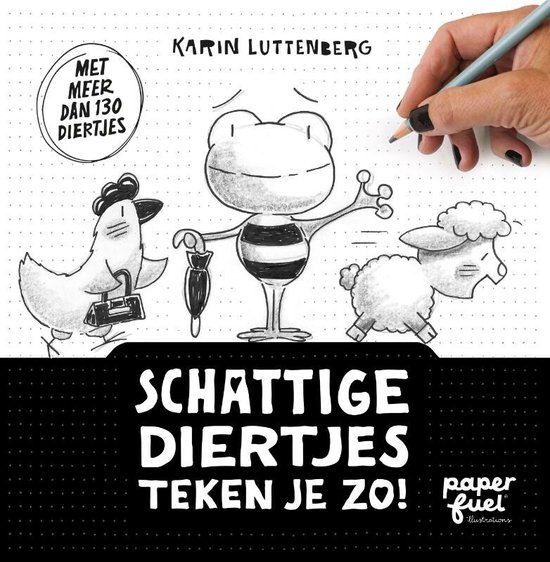 Schattige diertjes teken je zo!