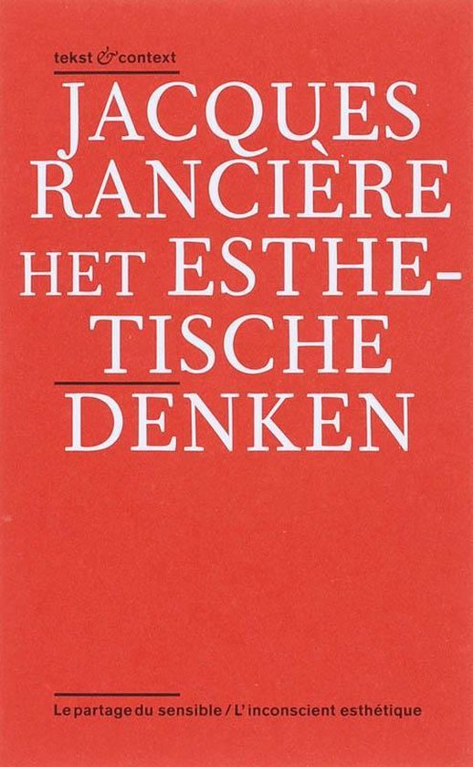 Tekst & context - Het esthetische denken