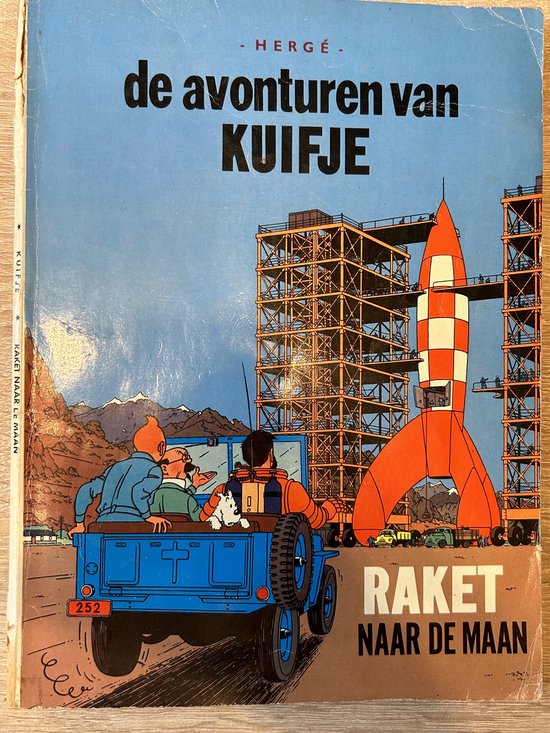 de avonturen van Kuifje oud stripboek